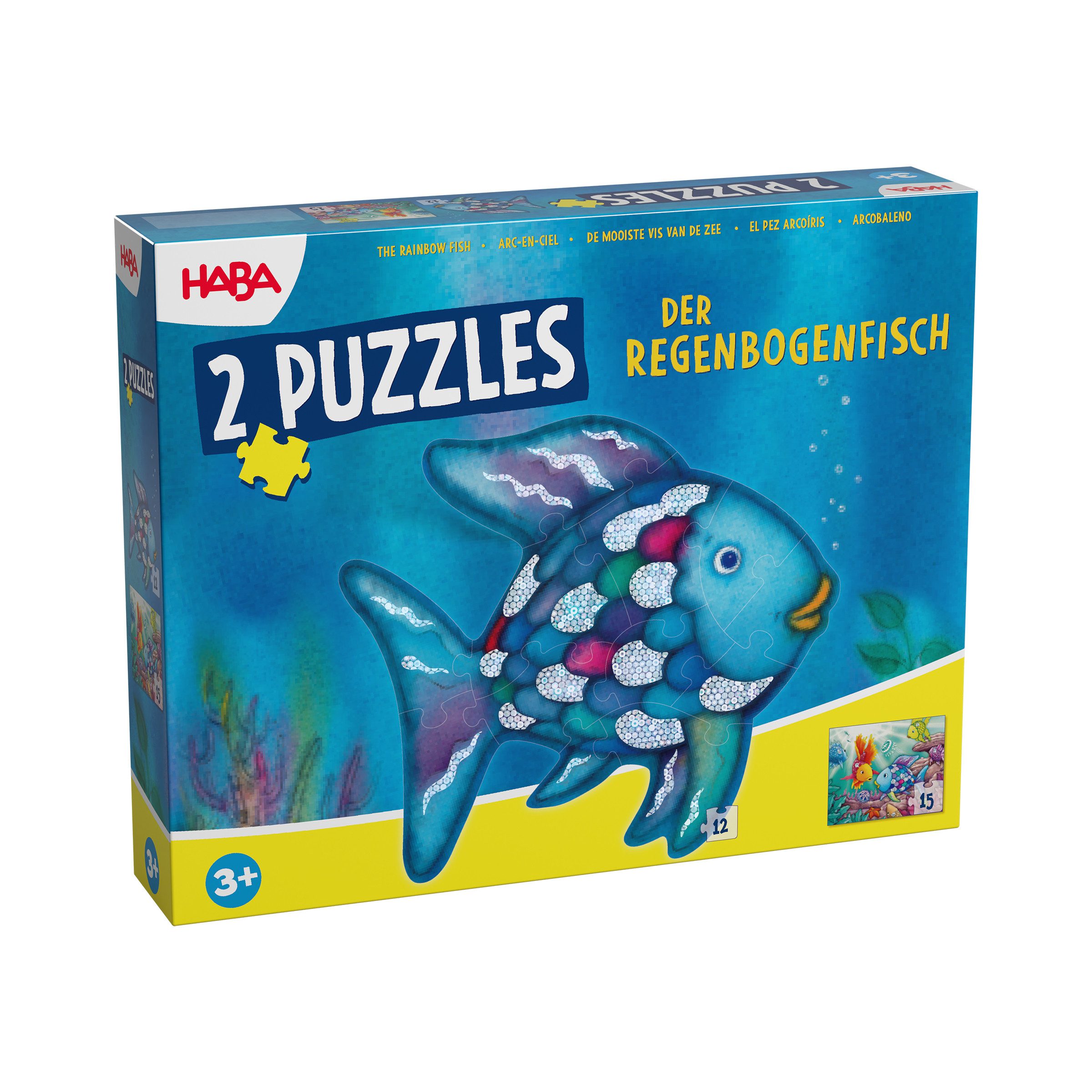 Haba Puzzle Der Regenbogenfisch, 15 Puzzleteile