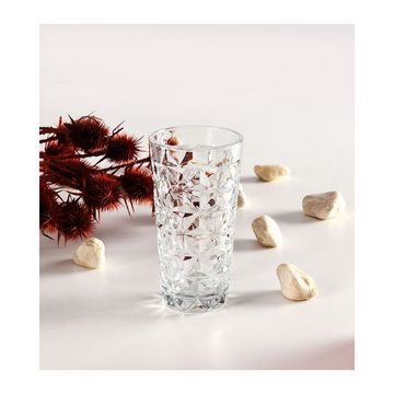 Pasabahce Gläser-Set 4 Tlg. Trinkgläser-Set Softtrinkglas 285 ml Transparent Kristall-Look