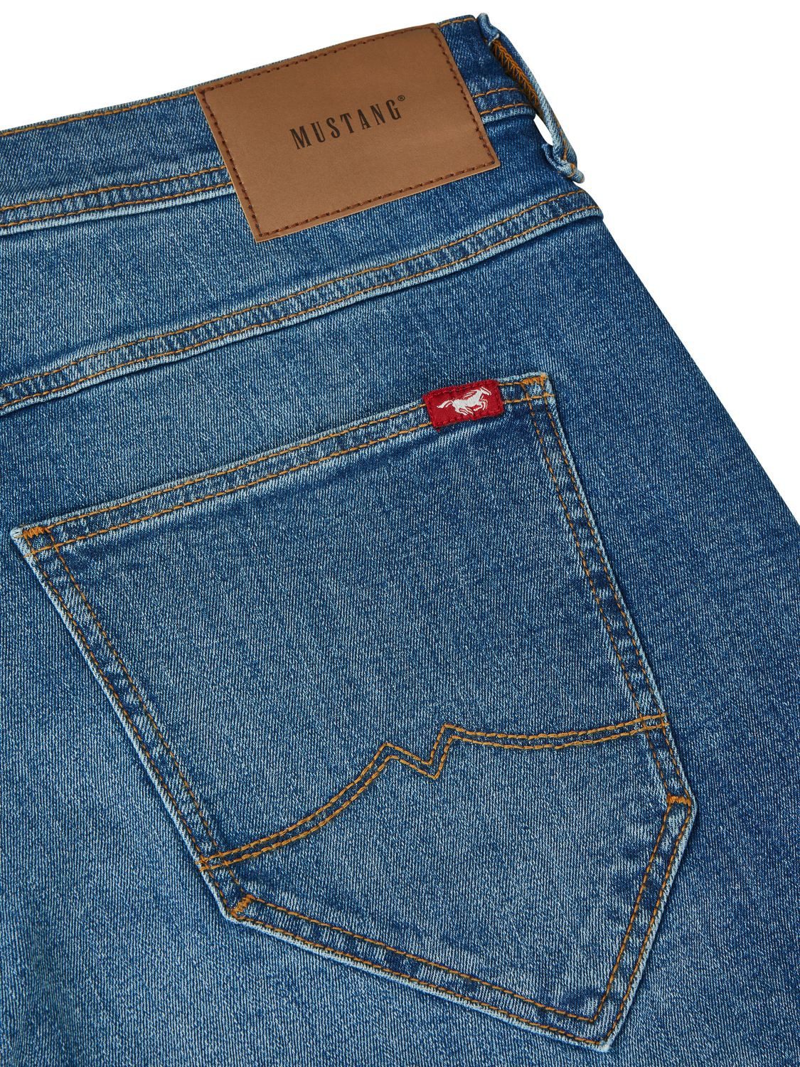 MUSTANG Jeansshorts Herren 3/4 Shorts Freemont Straight Fit Bermudashorts mit Stretch – Bild 4 von 4