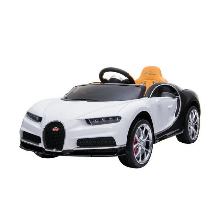 schnaeppchenmeile-online Elektro-Kinderauto Kinderfahrzeug - Elektro Auto "Bugatti Chiron" - lizenziert - Weiss
