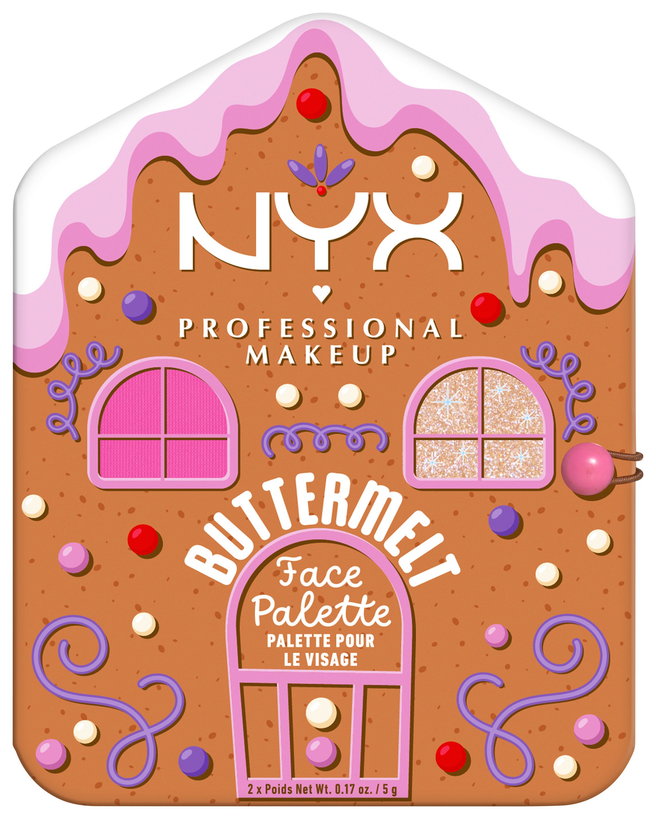 NYX PROFESSIONAL MAKEUP Make-up Set BUTTERMELT FACE PALETTE