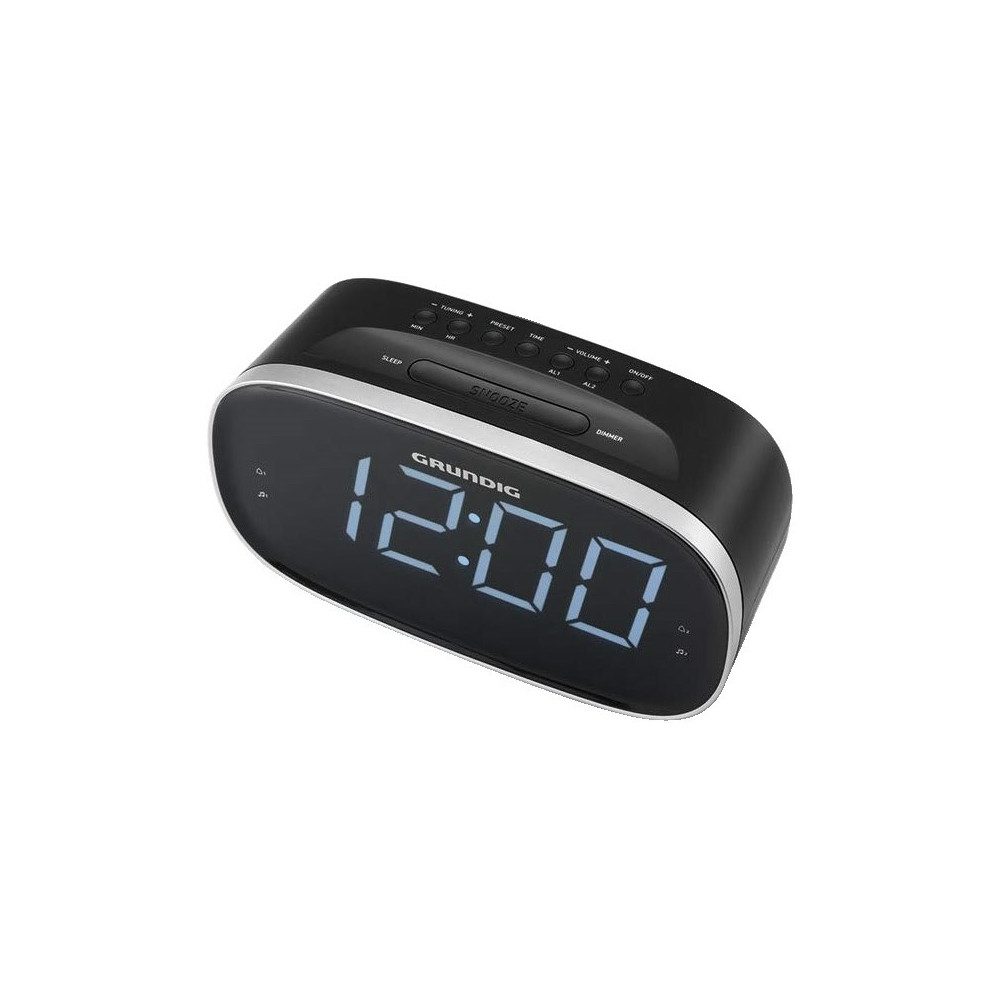 Grundig Grundig Sonoclock 3100 Uhrenradio schwarz - Wecker Uhrenradio (Tuner für UKW, UKW Tuner für besten Empfang)