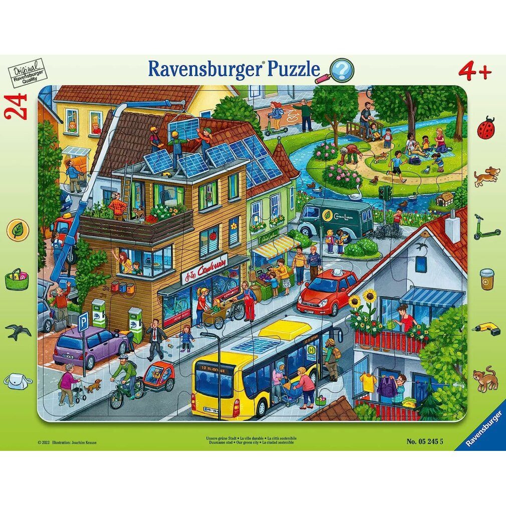 Puzzle Puzzle Unsere grüne Stadt 24 Teile