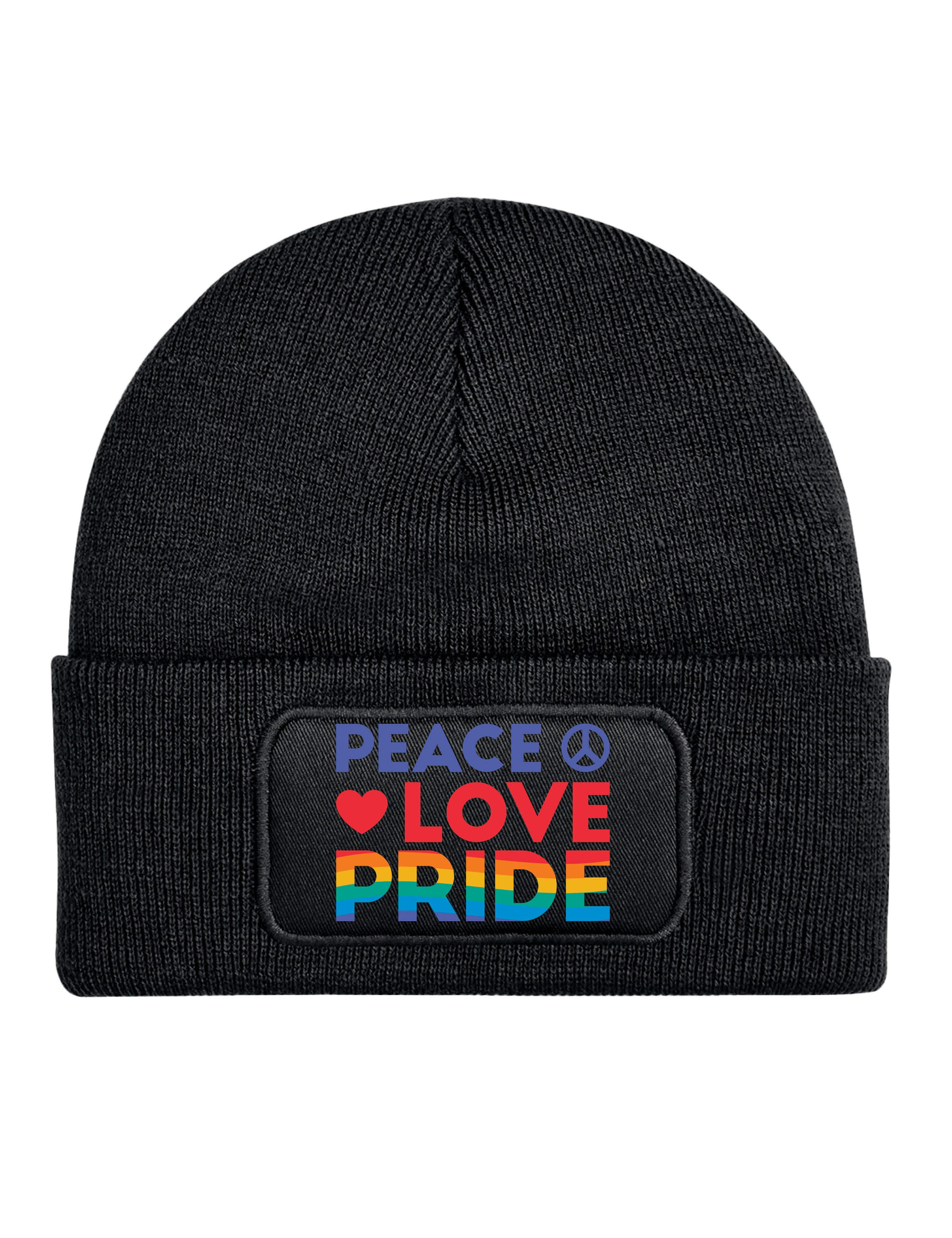 Youth Designz Beanie Peace Love Pride unisex Beanie mit trendigem Motiv günstig online kaufen