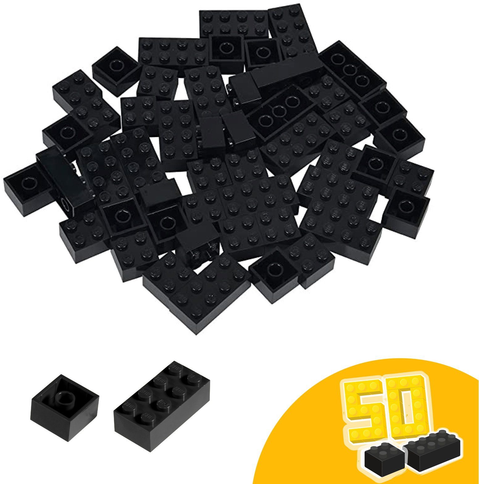 SIMBA Konstruktionsspielzeug Bausteine Blox 40 Teile 8er schwarz 104118895 günstig online kaufen