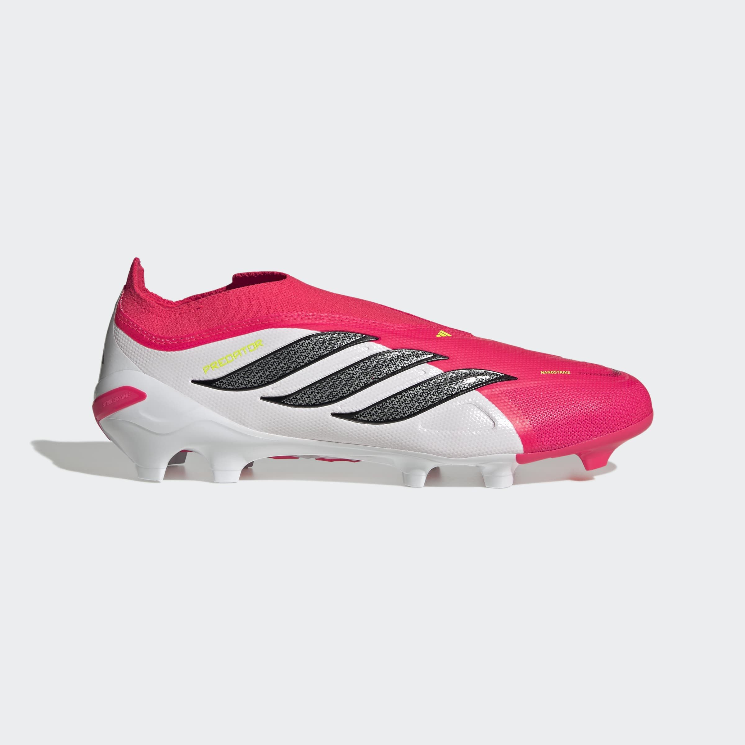 adidas Performance PREDATOR LEAGUE, FESTE BÖDEN, OHNE SCHNÜRUNG Fußballschuh Außensohle für Rasen und feste Böden