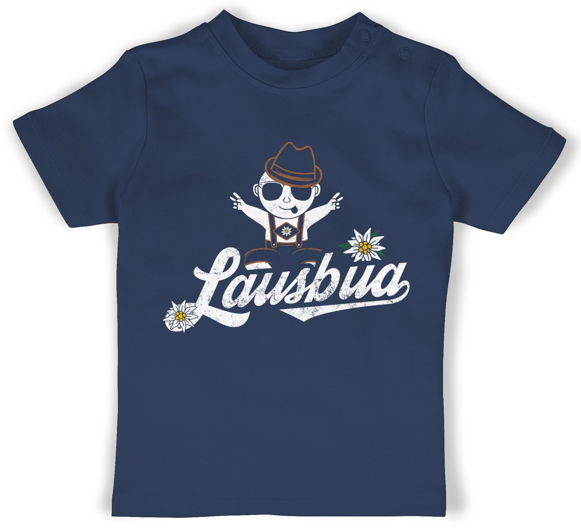 Navy Lustig T-Shirt Wiesn Blau Shirtracer 1 für Baby Witzig Outfit Oktoberfest I Baby Mode Lausbua