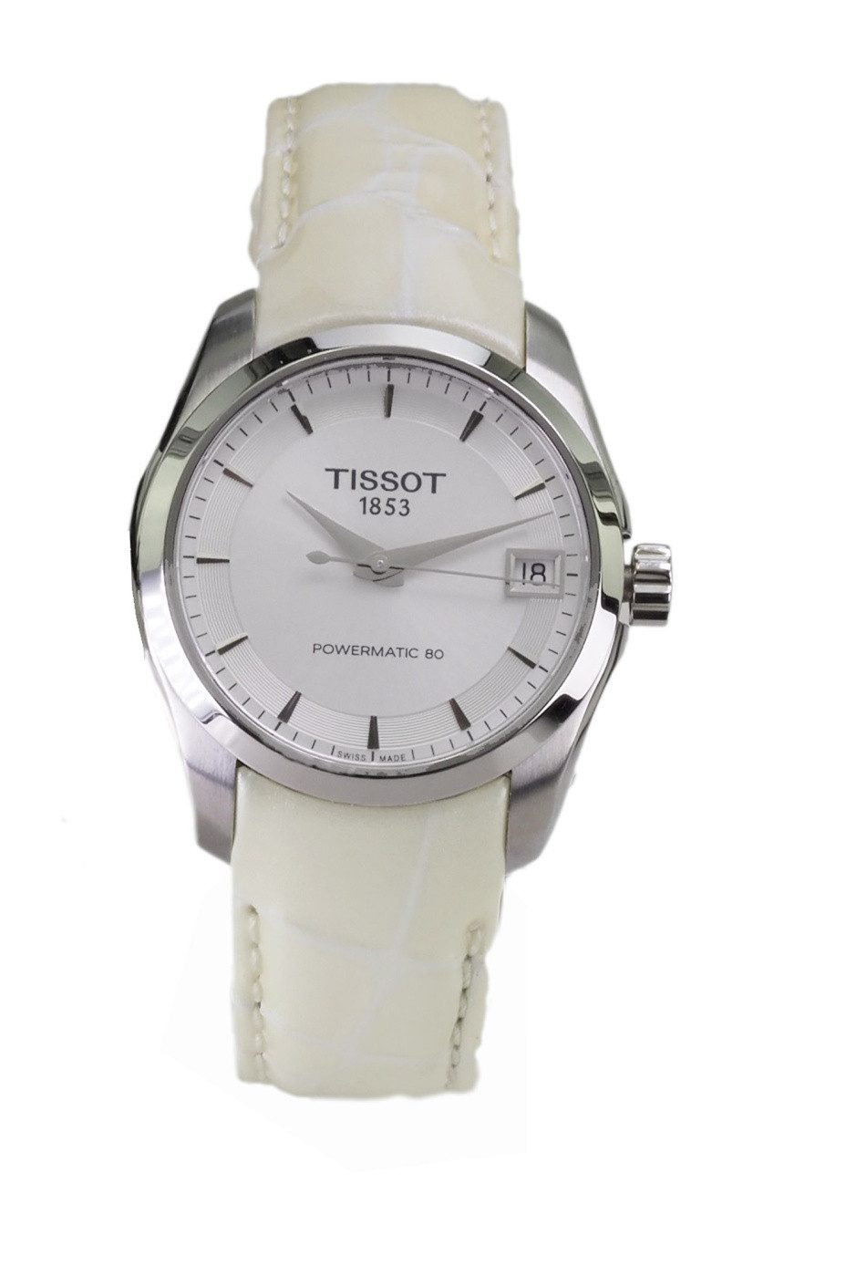 Tissot Automatikuhr Tissot Damen AutomatikUhr T0352071603100 T-Lady COUTURIER, (Silber)