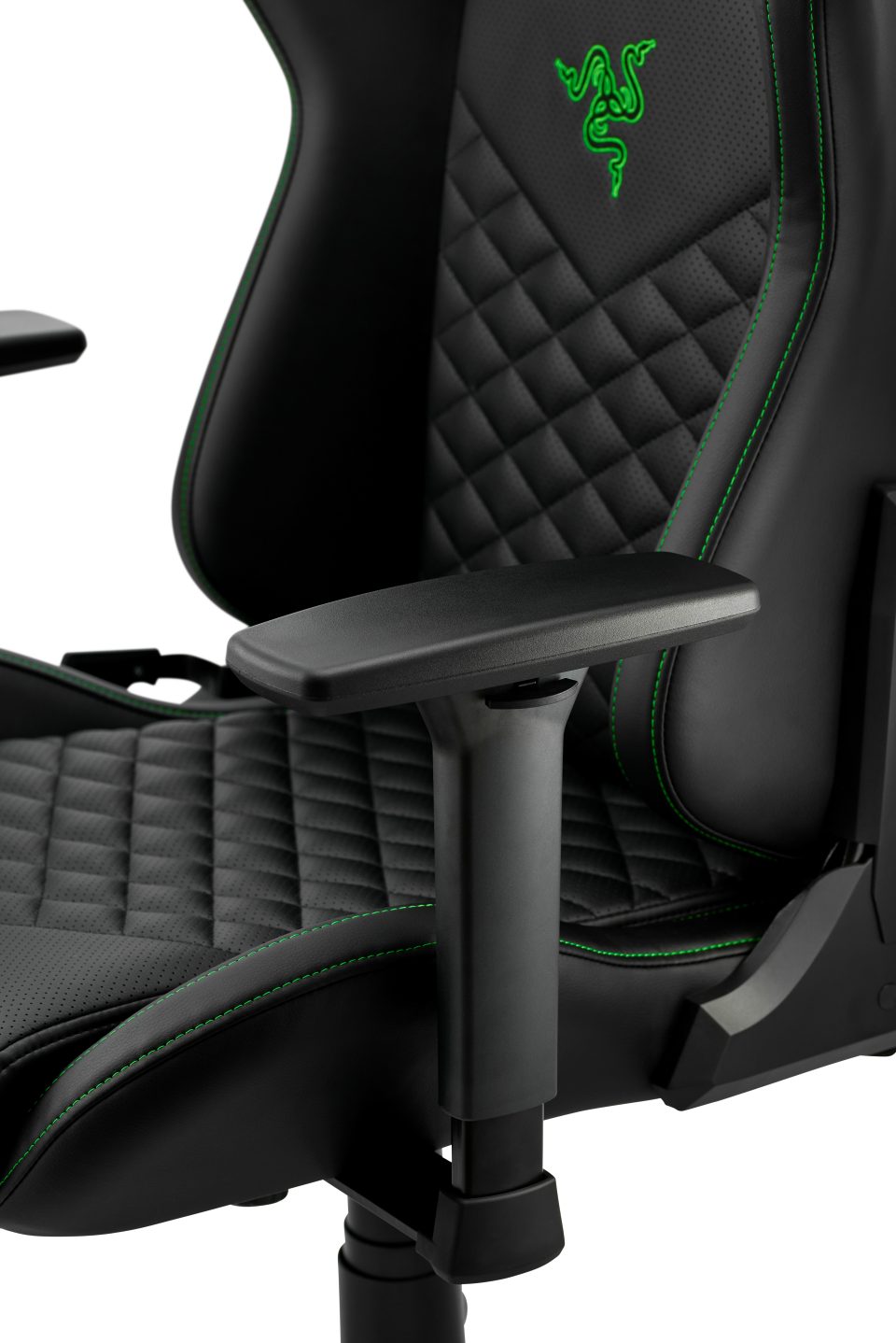 RAZER Gaming Chair Tarok Natrix Cloth by Zen, atmungsaktiver Stoffbezug, 3D-Armlehnen, Lendenkissen und Kopfkissen, bis 130 kg – Bild 5 von 5
