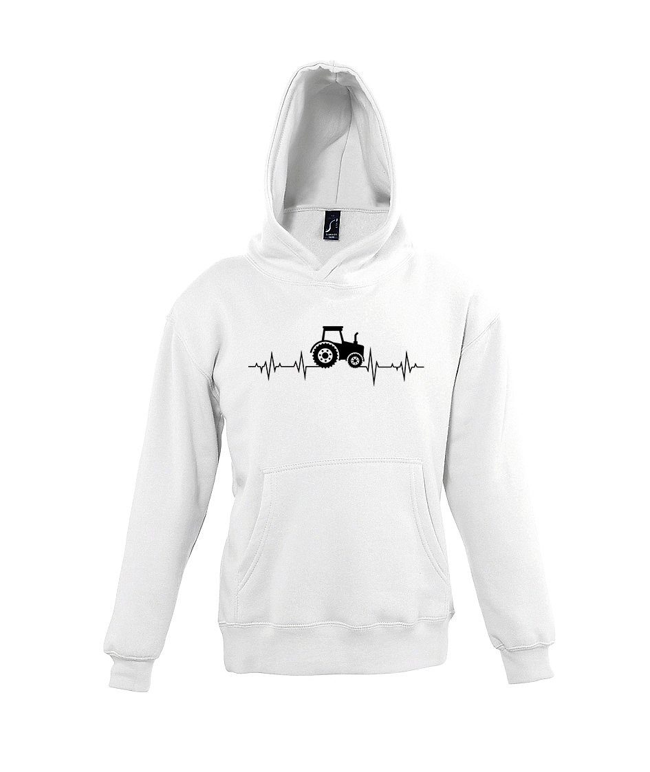 Kapuzenpullover Heartbeat Traktor Kinder Hoodie Pullover