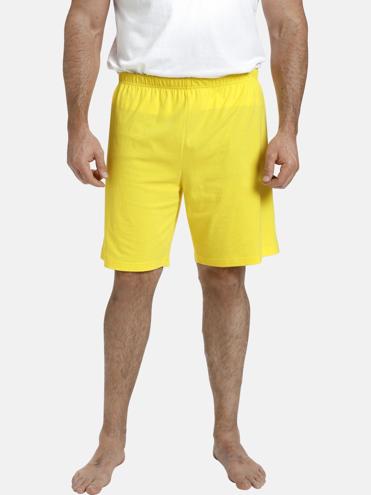 bequeme Colby Schlafhose Charles gelb MYCROFT Relaxshorts LORD leichte