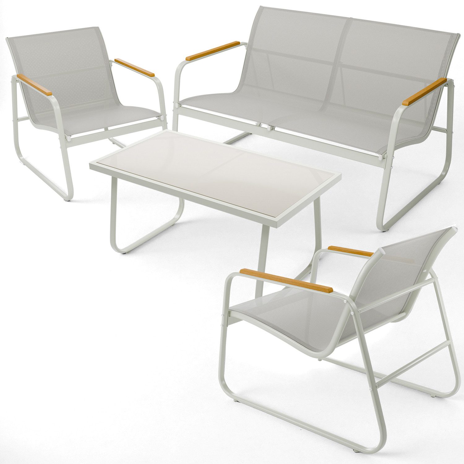 Blumtal Gartenlounge-Set Gartenmöbel Set - Gartenlounge, günstig online kaufen