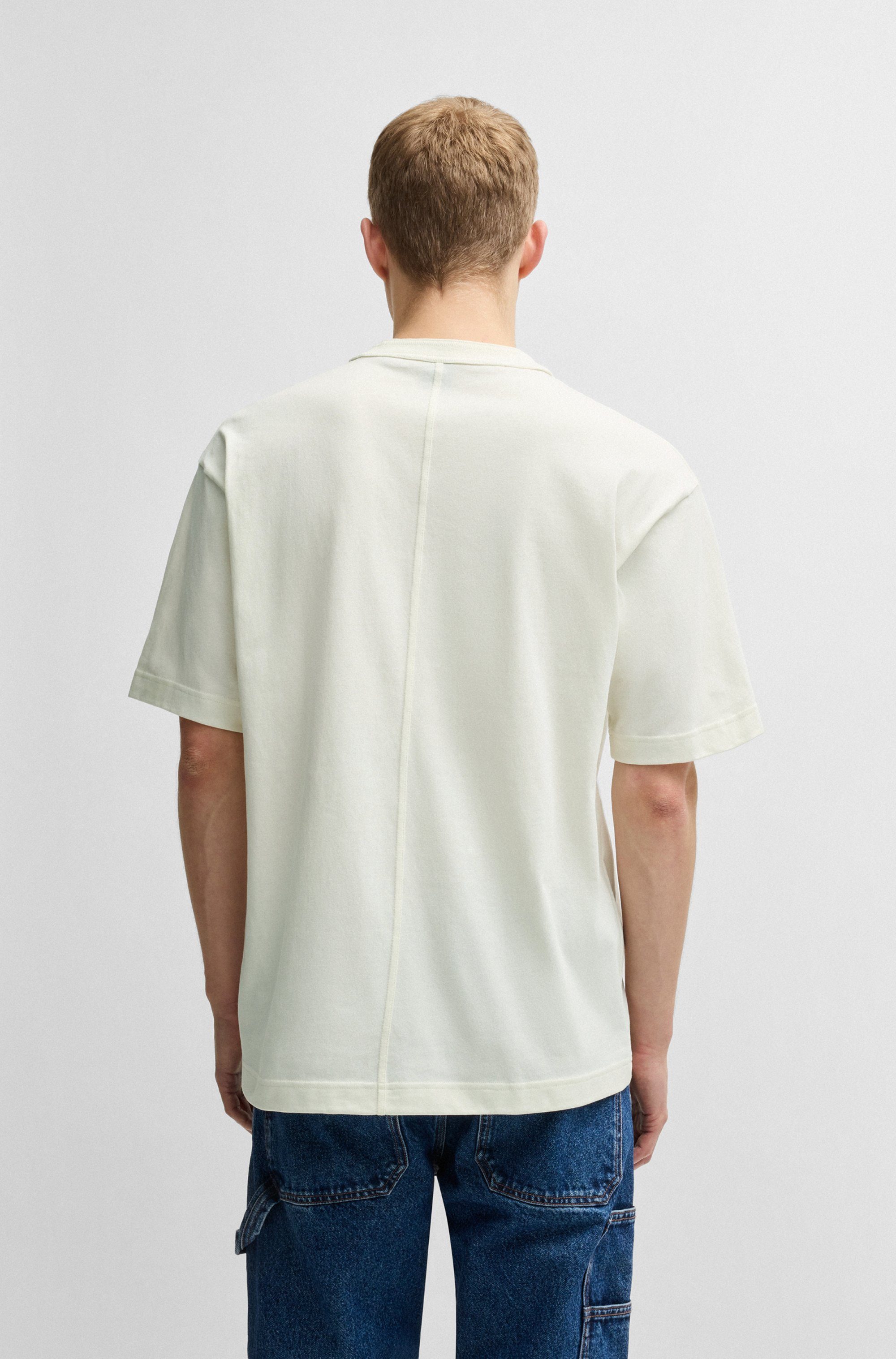 BOSS ORANGE T-Shirt Te cotton mit Logobadge günstig online kaufen