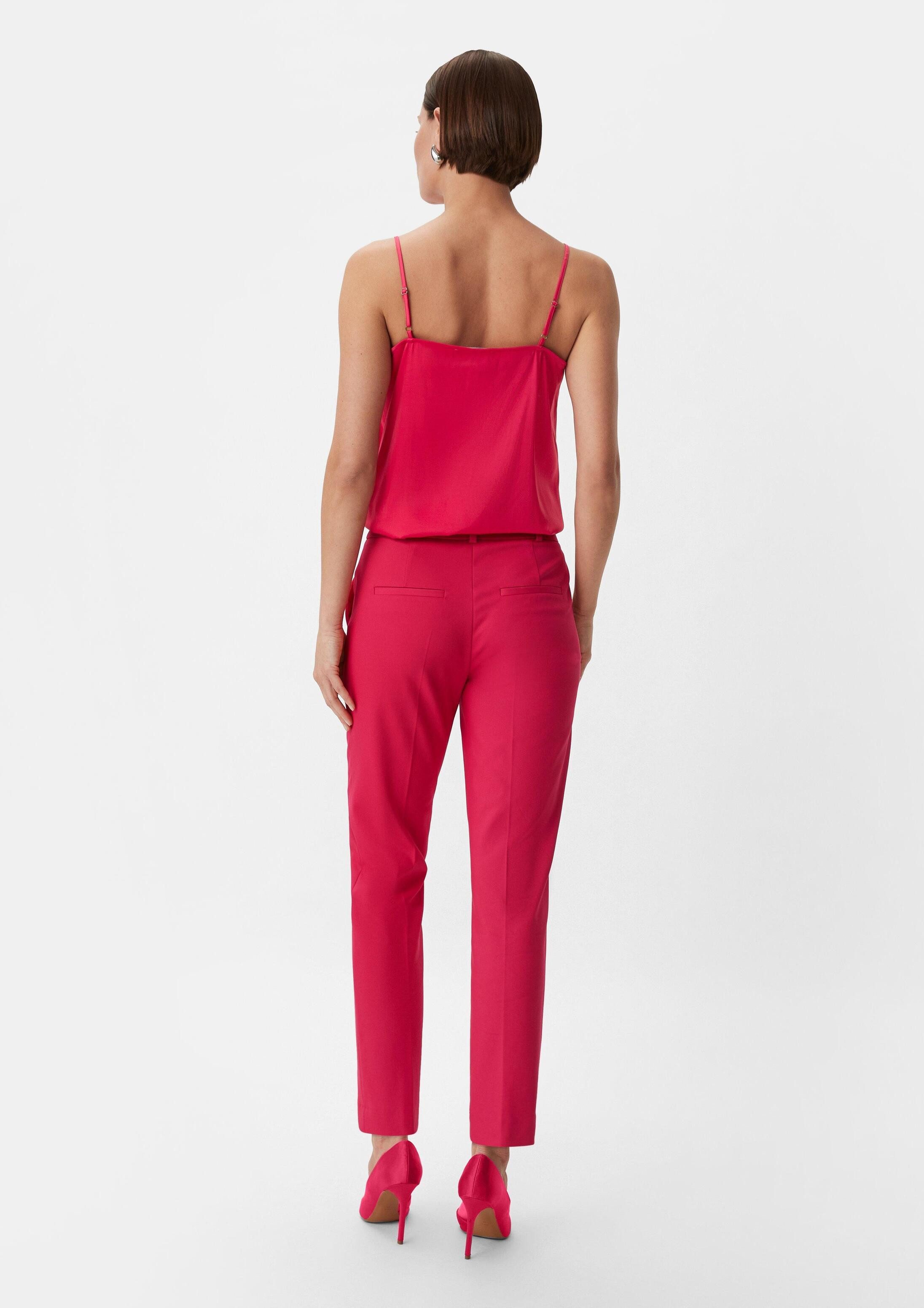 comma Chinos Hose Regular: Hose mit Bügelfalten