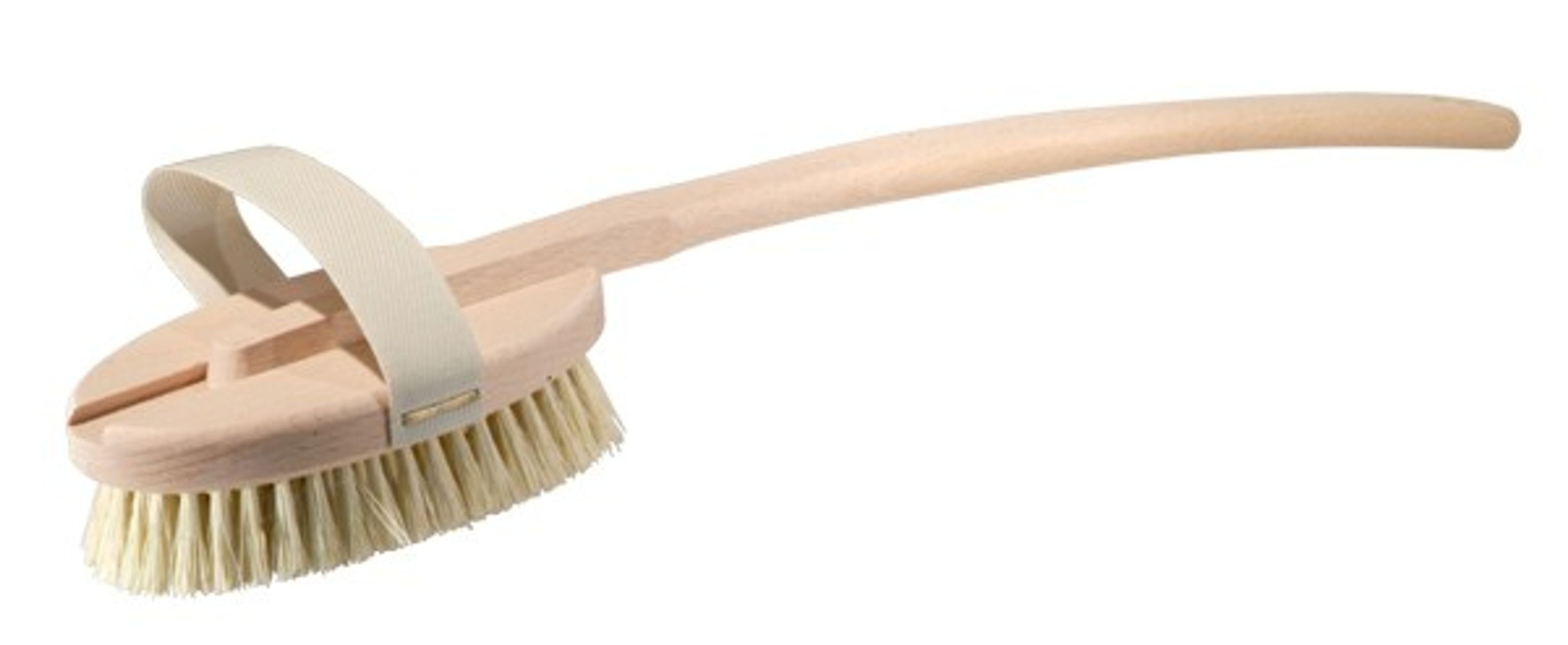 Badebürste Badebürste Rückenbürste Massagebürste - Borsten echt Fibre 47 cm