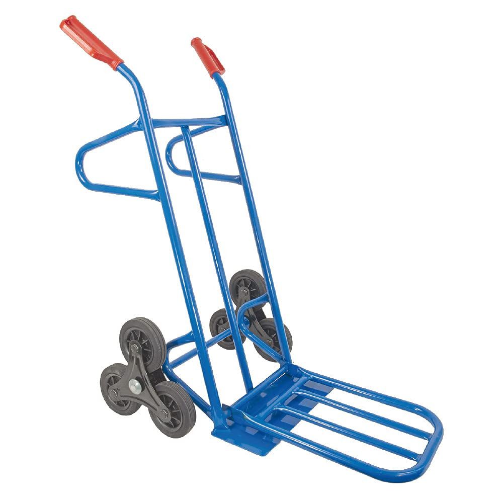 Trestles Treppensackkarre S20 blau, klappbare Zusatzplattform
