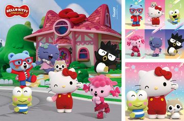 Ravensburger Puzzle Hello Kitty, Abenteuer in Cherry Town, 147 Puzzleteile, Made in Europe, FSC® - schützt Wald - weltweit