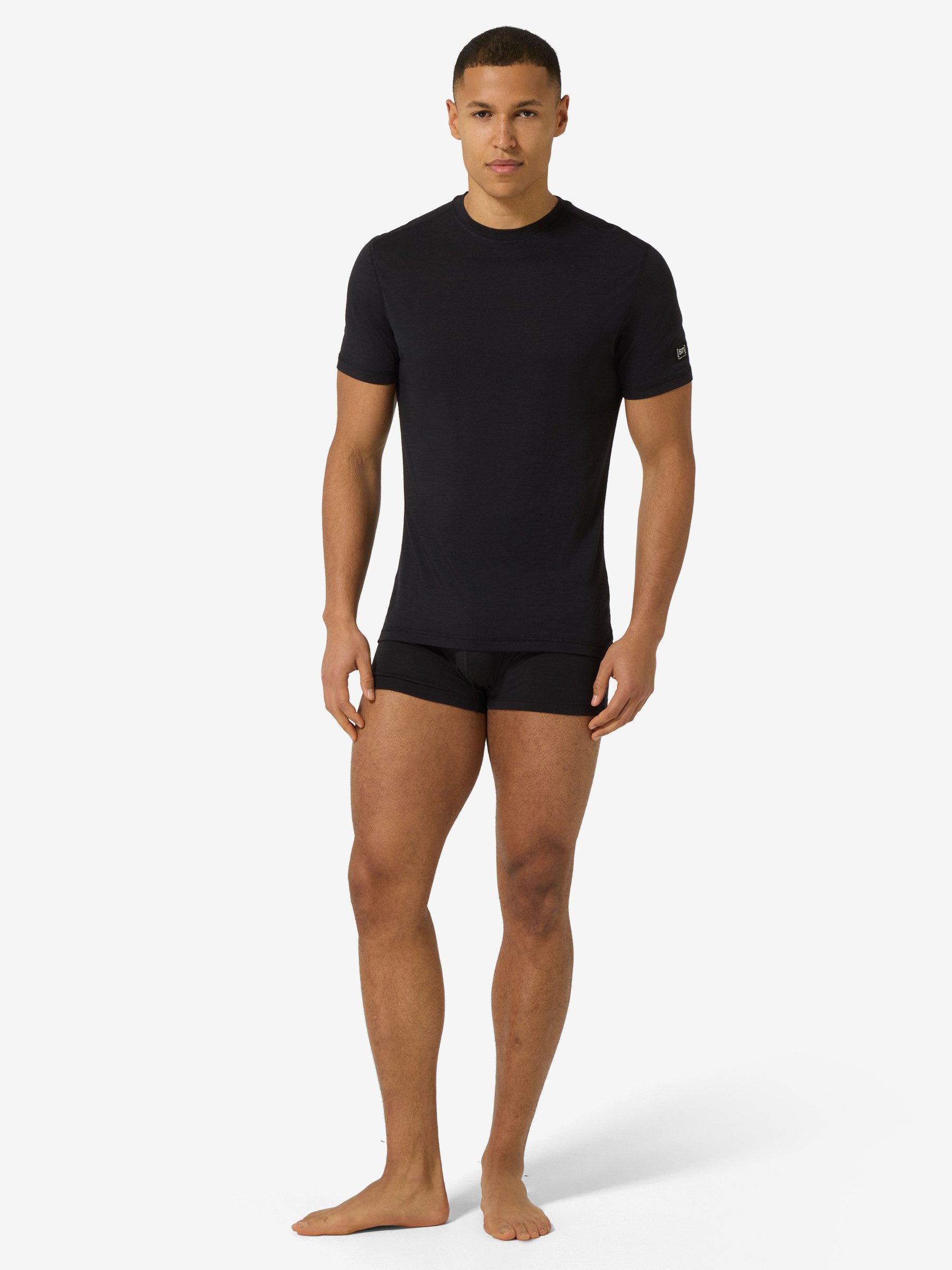 SUPER.NATURAL Funktionsshirt Base Layer für Herren M SIERRA140 TEE aus atmungsaktivem Merino-Mix