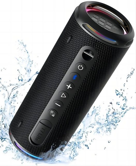 Tronsmart T7 Lite Setreo Bluetooth-Lautsprecher (24 W, Musikbox fur Partys, IPX7 Wasserdicht, Stereo-Sound)