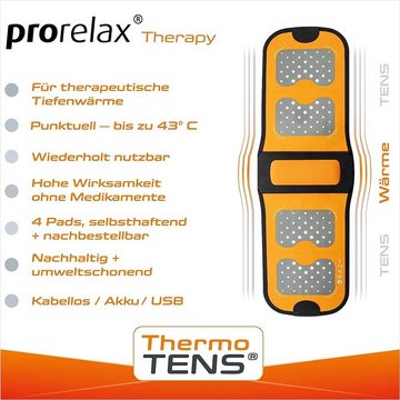 prorelax Wärmegürtel ThermoTENS, Wärmepflaster, Wärme, TENS, wiederverwendbar, individuell einstellbar