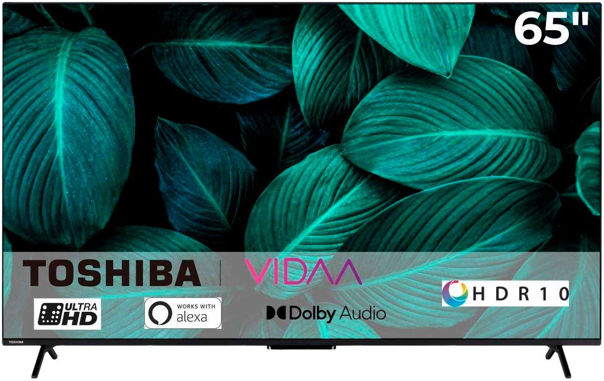 Toshiba 65QV2463DA QLED-Fernseher (164 cm/65 Zoll, 4K Ultra HD, Smart-TV)