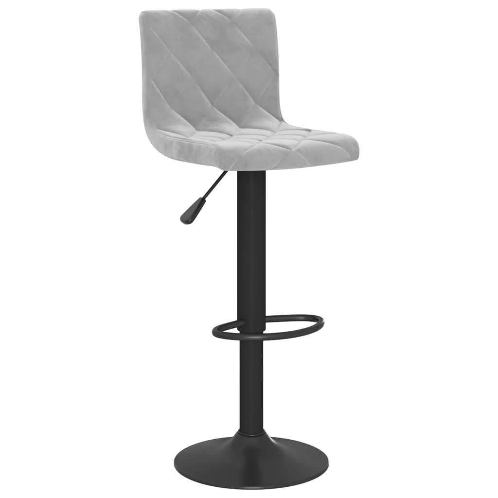 vidaXL Barhocker Barhocker 2 Stk. Hellgrau günstig online kaufen