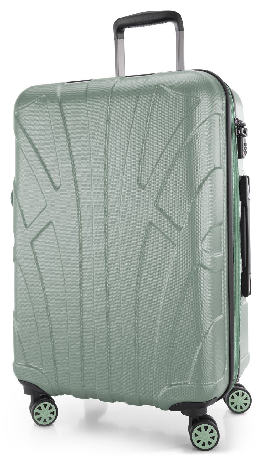 Suitline Koffer S1, 4 Rollen, Robust, Leicht, TSA, Erweiterbar, 65 cm, ca. 58 - 68 Liter Packvolumen