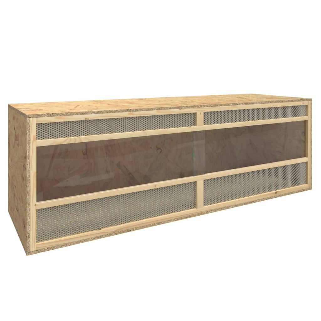 Kleintierkäfig Terrarium Spanplatte 144x46x48 cm
