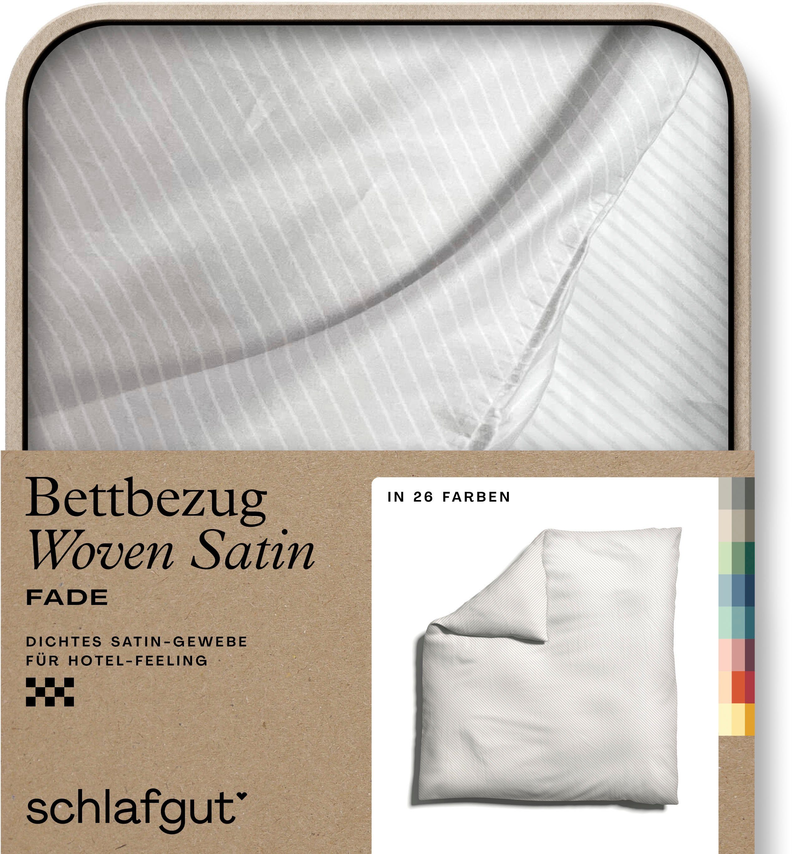 Schlafgut Bettbezug Woven Satin Fade mit günstig online kaufen