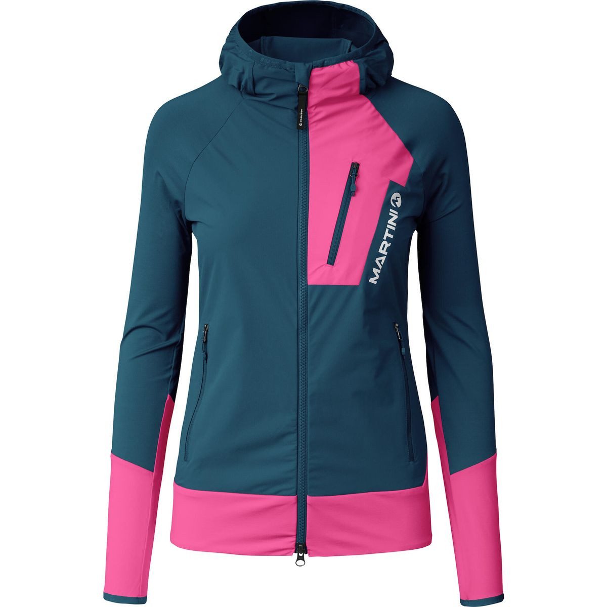 MARTINI Skijacke Yalca Hybrid Windbreaker Jacket W Leichte, atmungsaktive und winddichte Langlaufjacke mit smartem