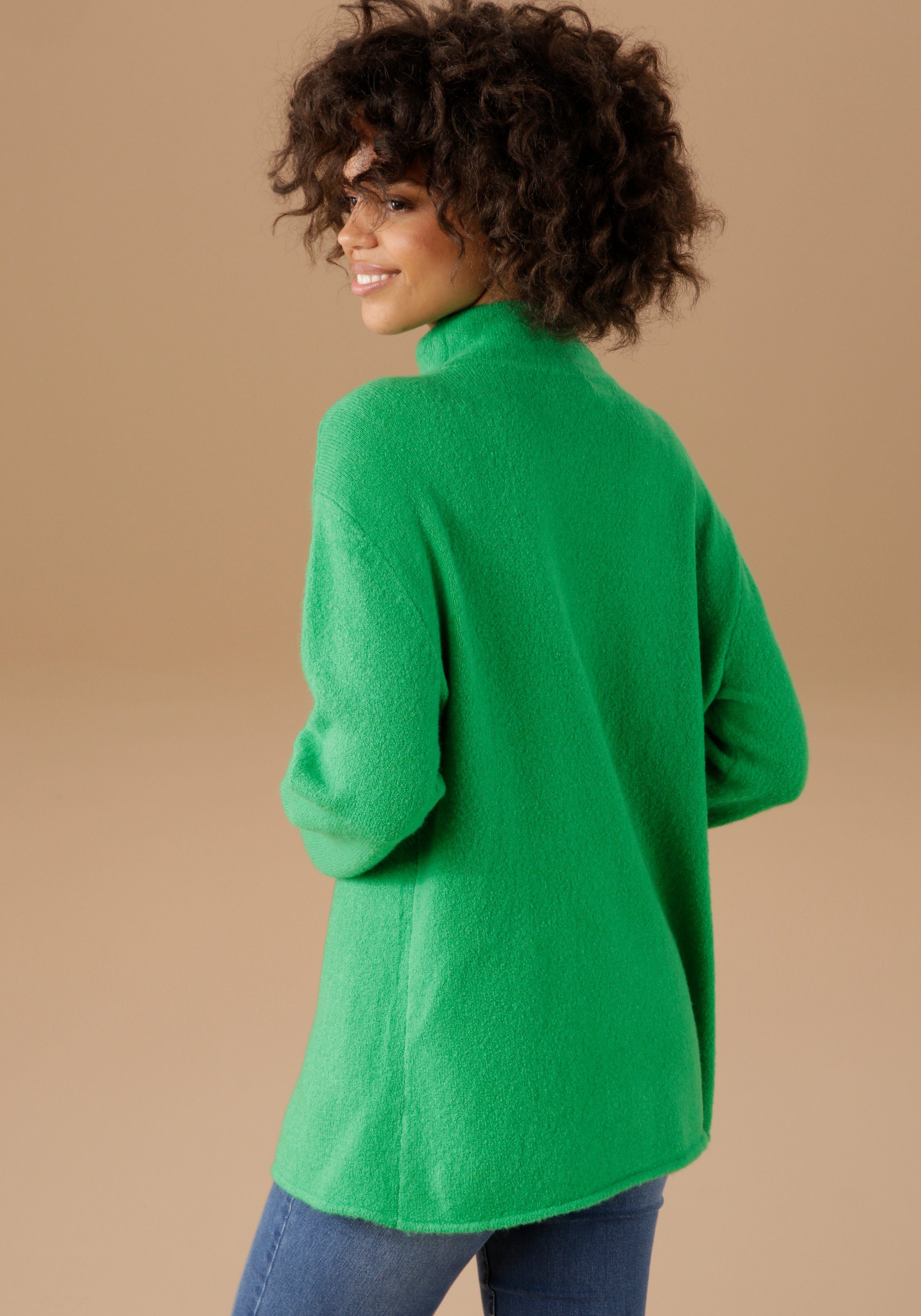 Aniston CASUAL Strickpullover mit Stehkragen günstig online kaufen