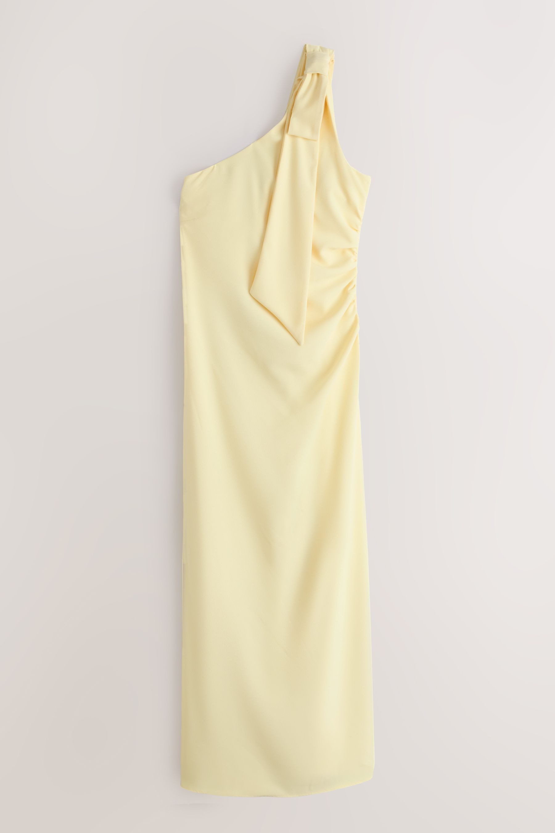 Next One-Shoulder-Kleid Brautjungfern-Maxikleid mit Schulterschleife (1-tlg)