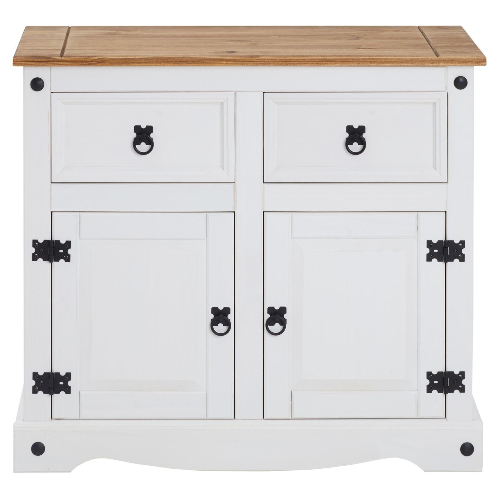 CARO-Möbel Sideboard CAMPO, Kommode Sideboard Schrank Kiefer massiv Buffetschrank Geschirrschrank