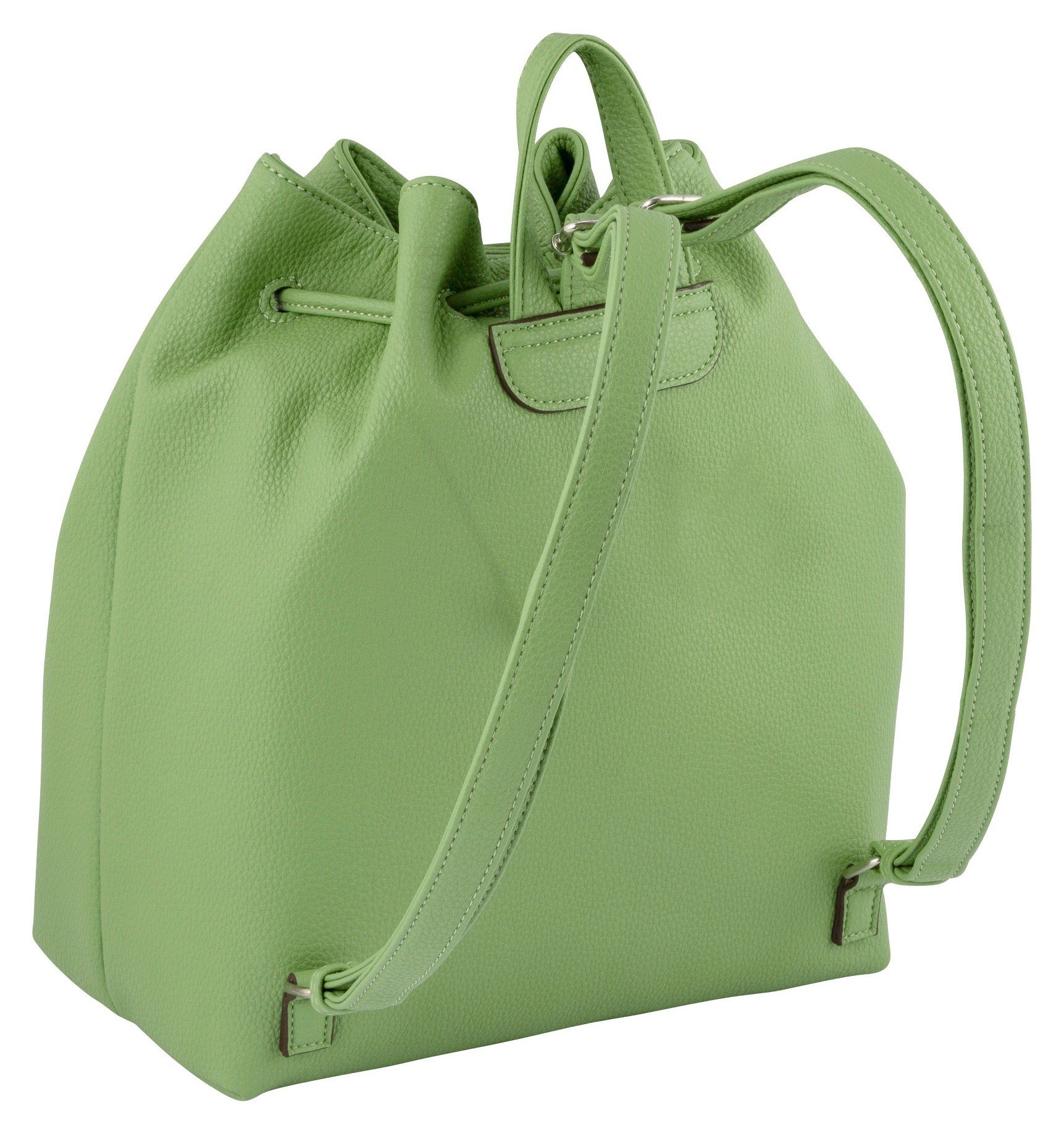 TOM TAILOR Cityrucksack CAMILLA Backpack im Stil grün dezenten M
