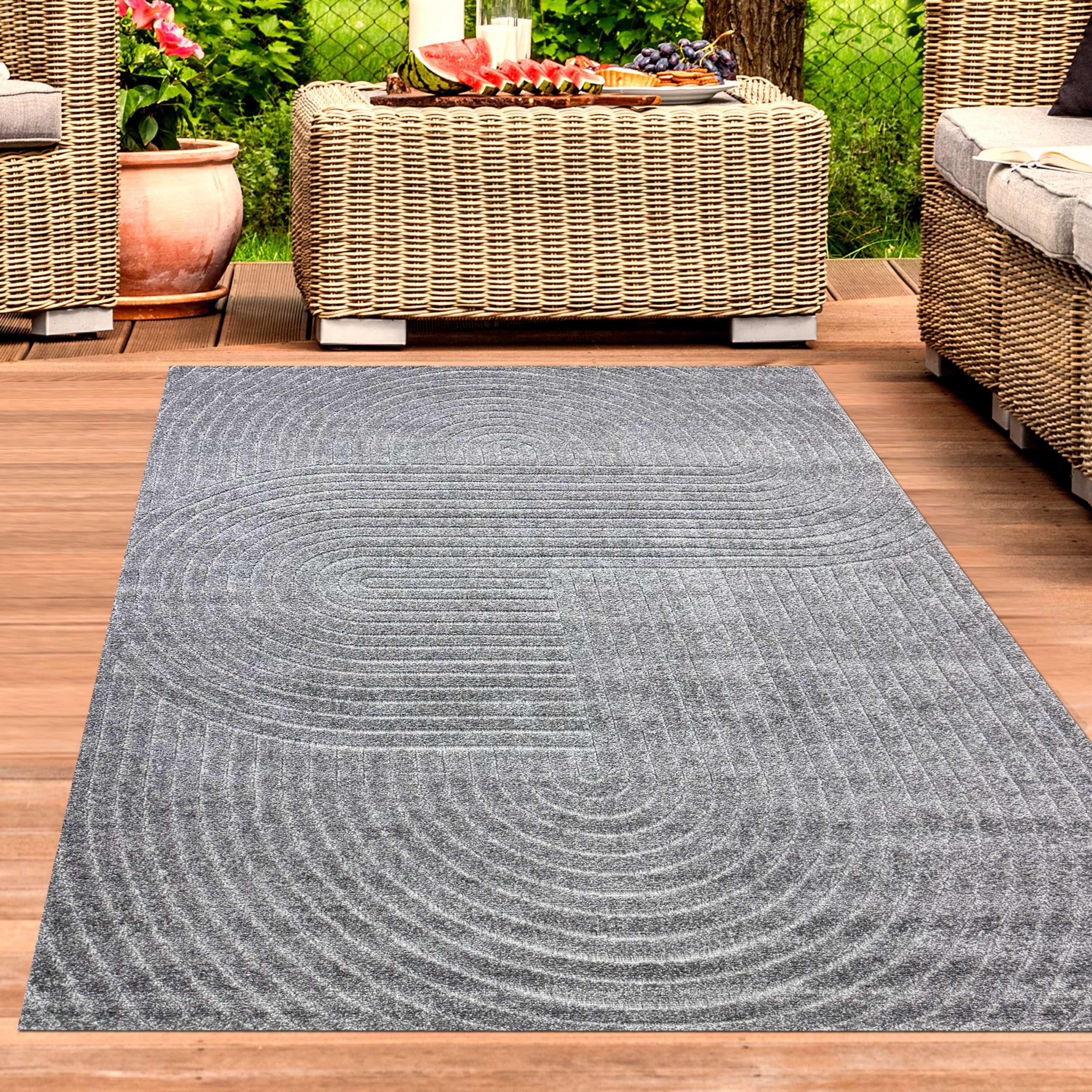 Carpetia Outdoorteppich Outdoor Teppich Wetterfest Terrasse günstig online kaufen