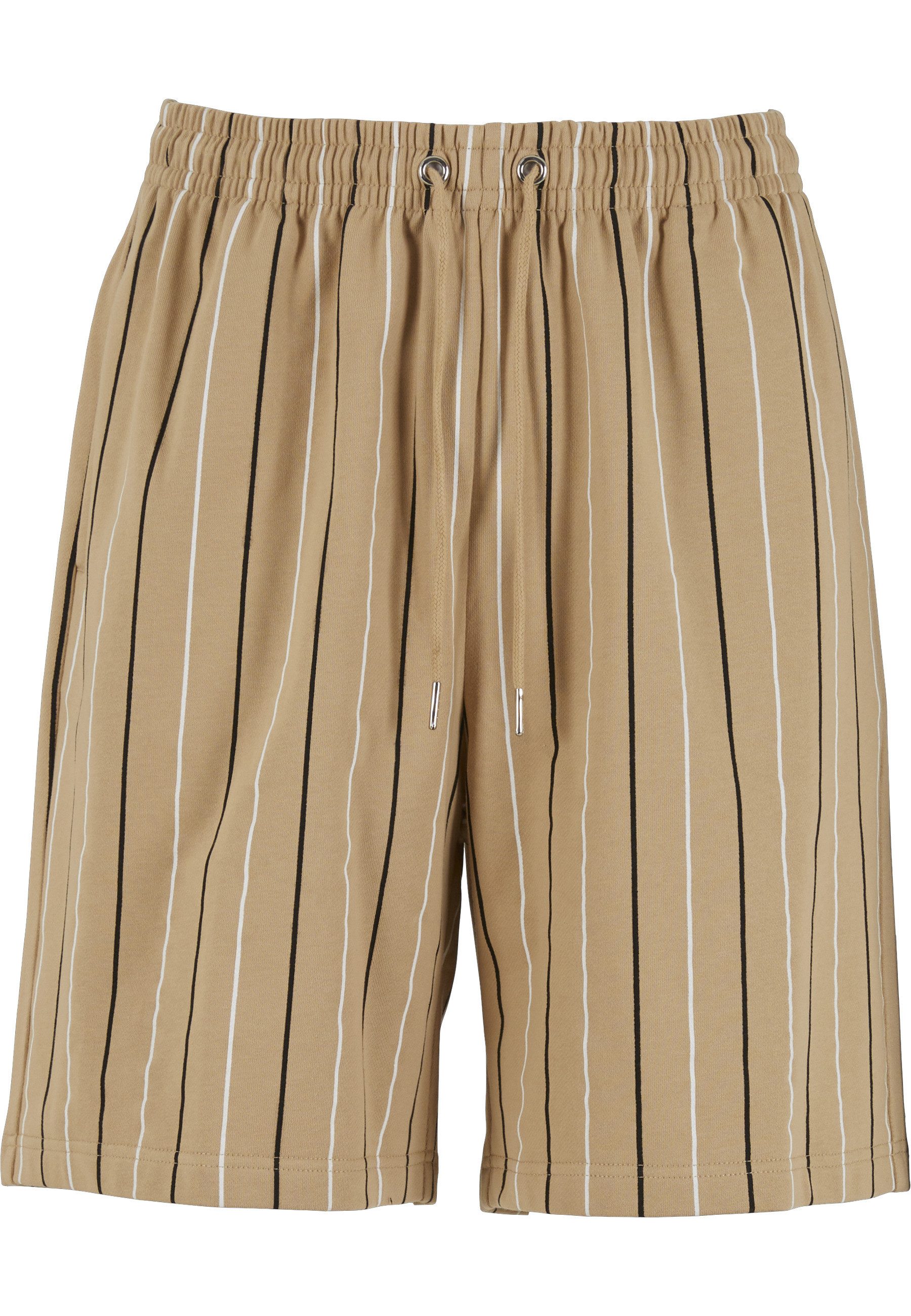 URBAN CLASSICS Sweatshorts Urban Classics Printed Pinstripe Shorts (1-tlg)