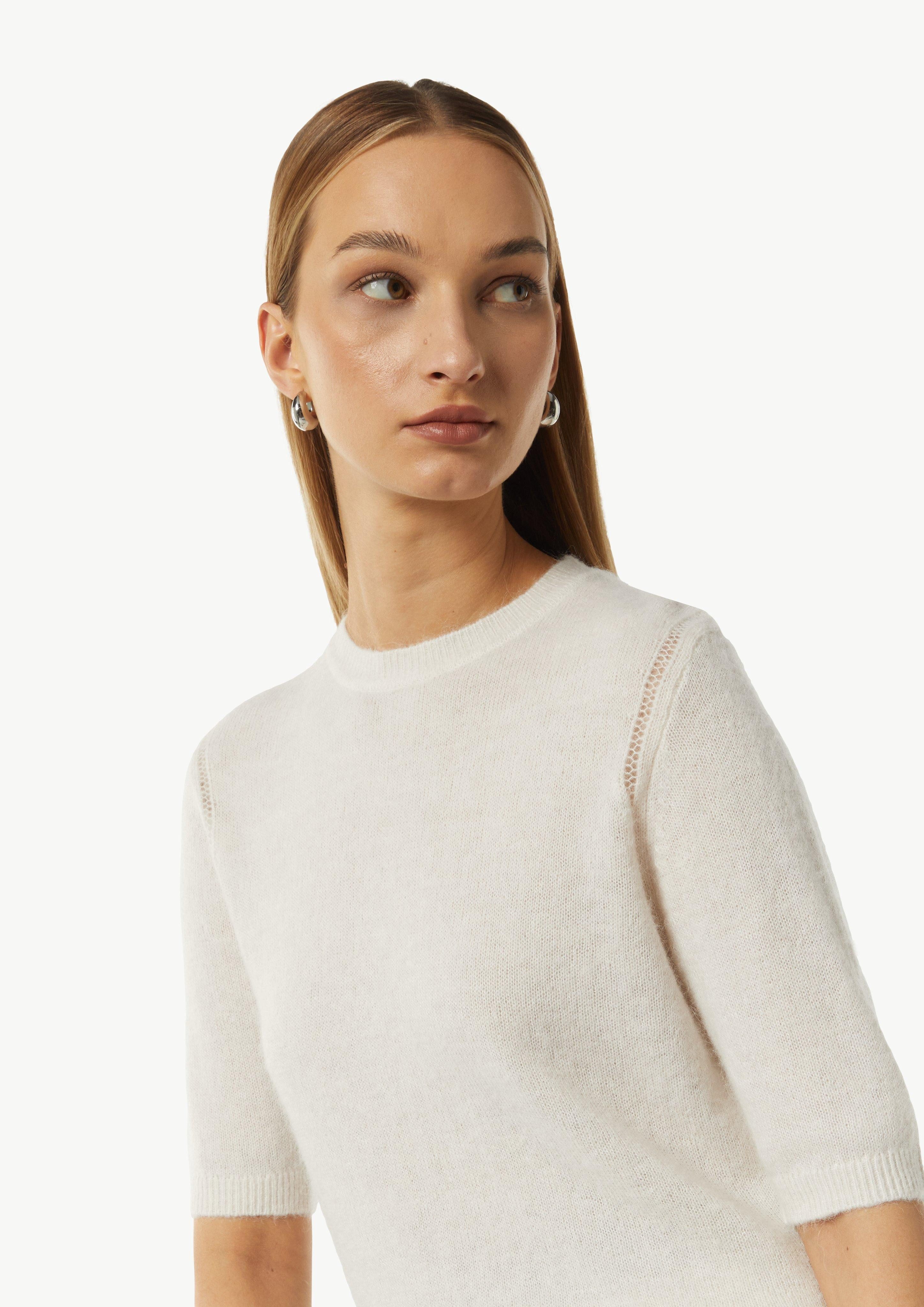 comma casual identity Kurzarmshirt Kurzarmpullover aus günstig online kaufen