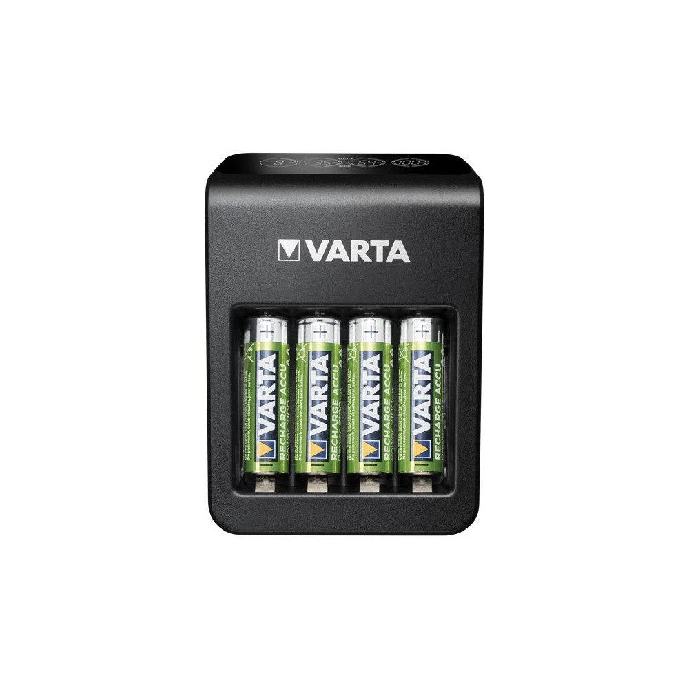 VARTA varta lcd plug charger+ akku-ladegerät. Akku-Ladestation (LCD Plug Charger+, Schnellladefunktion für AAA und AA Akkus)
