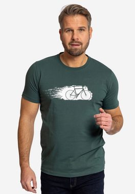 Elkline T-Shirt Switch Kurzarm Shirt Bike Fahrrad Print Baumwolle