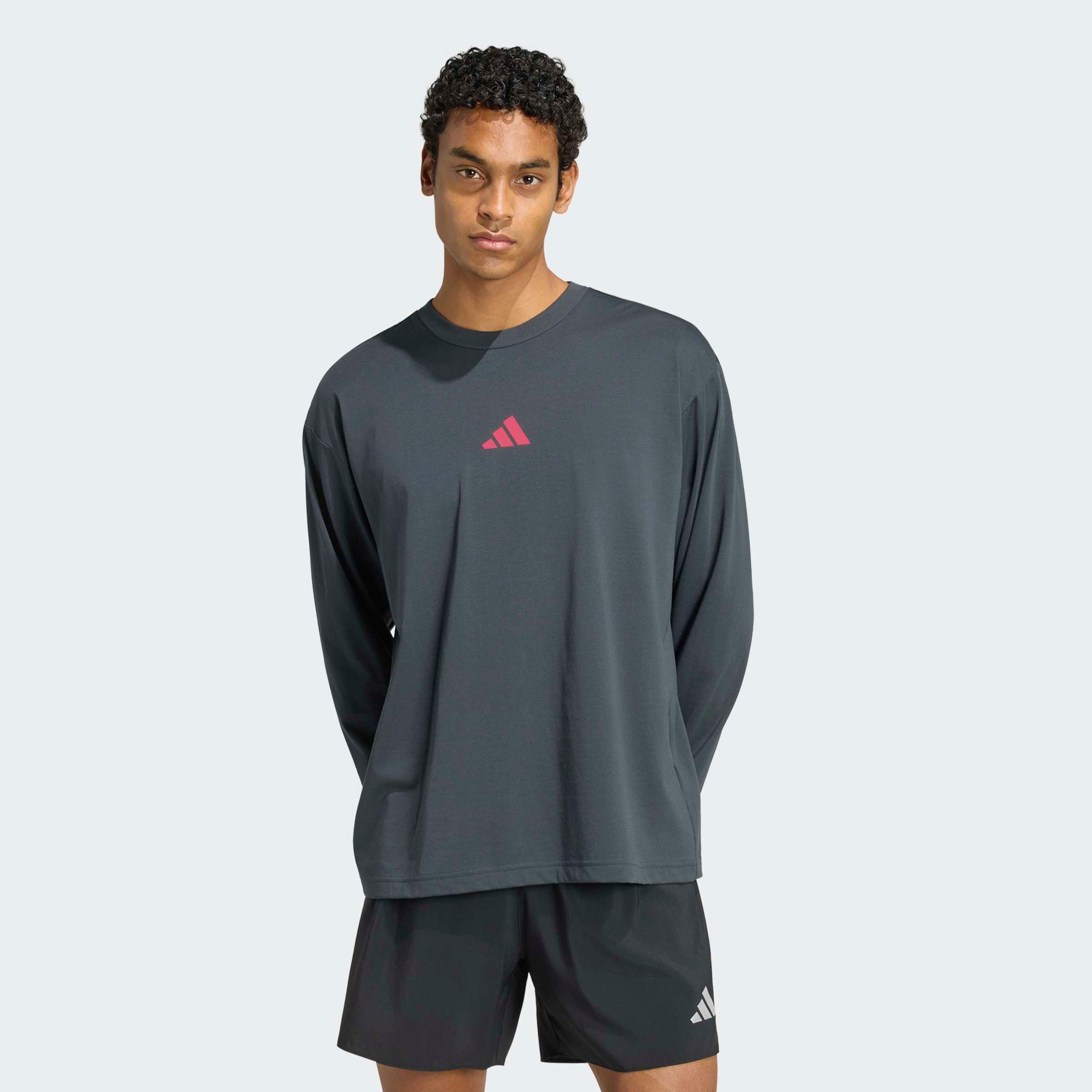 adidas Performance Laufshirt RUNNING STATE OF MIND GRAFIK LANGARM für Erwachsene, mit climacool® Technologie, aus Polyester
