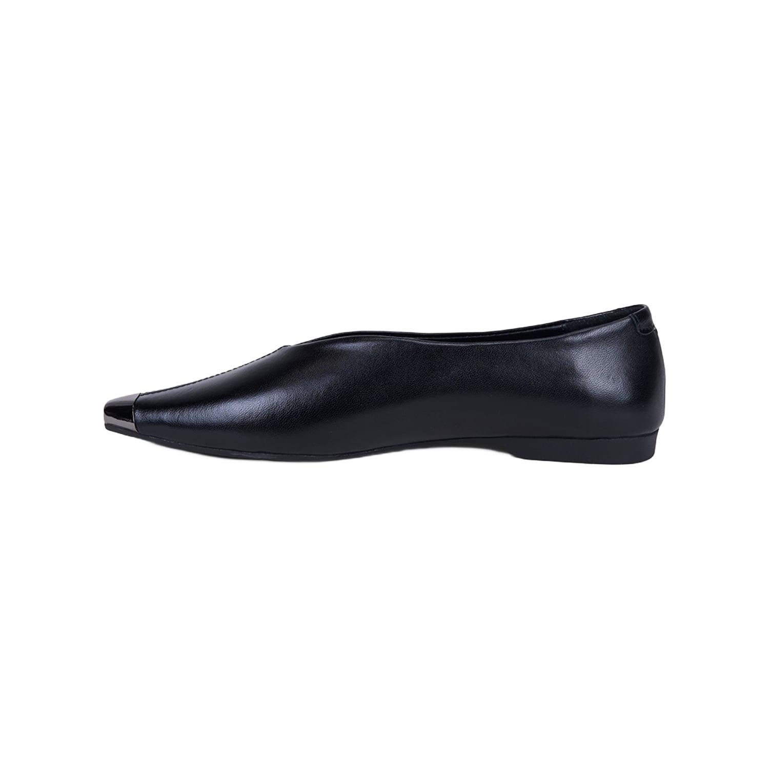 Desa DESA Damen-Ballerinas aus Leder mit spitzer Zehenpartie Ballettschuh