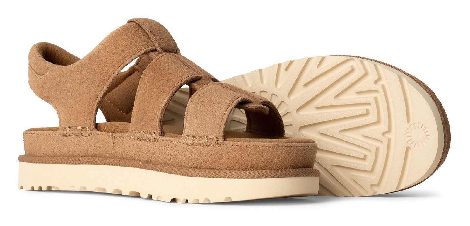 UGG GOLDENSTAR STRAP Plateausandale, Plateausandale, Flat günstig online kaufen