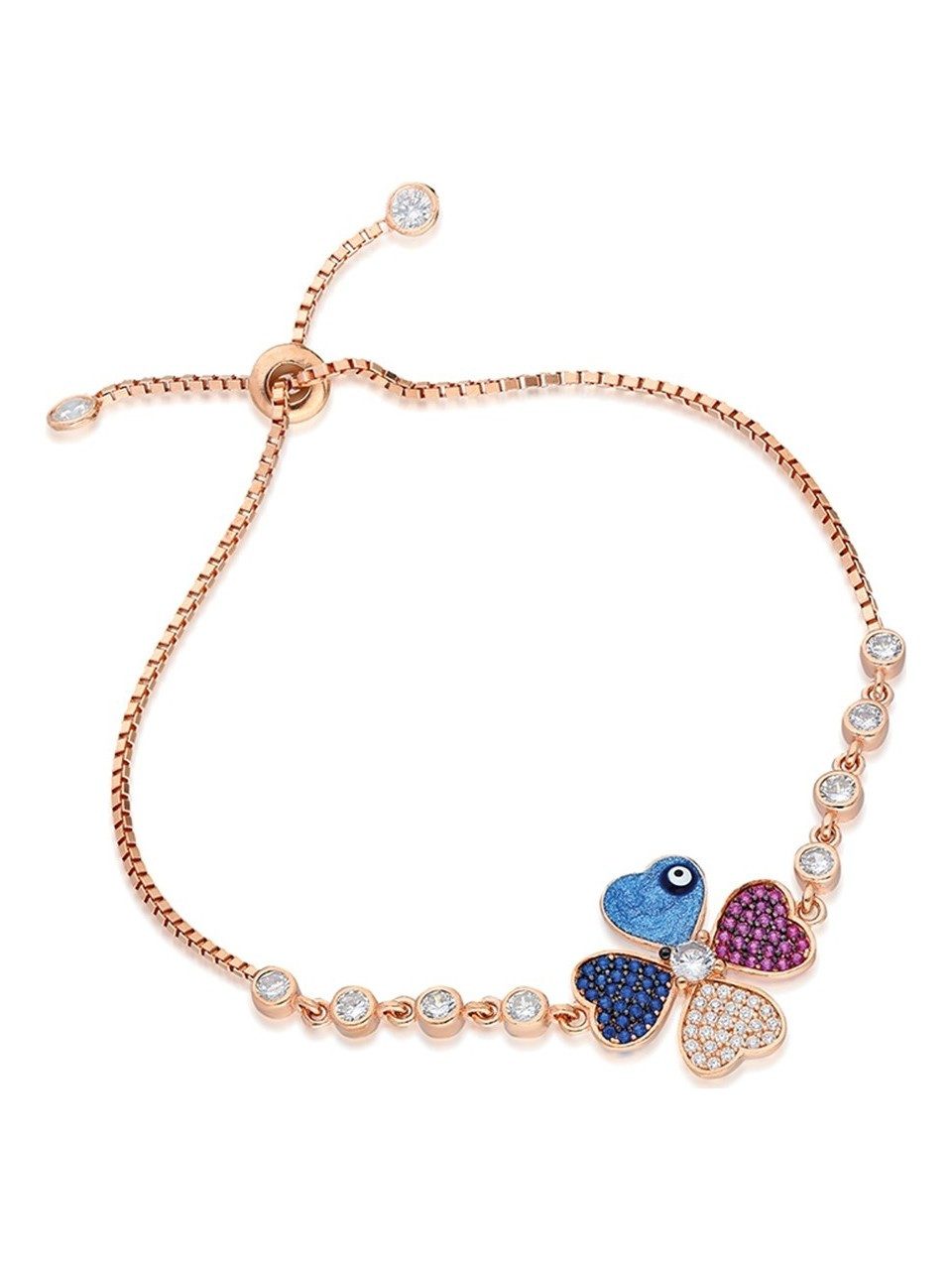 Nisan Ketten und Armband Set, 925er Silber Damen Armband – Verstellbares Gl günstig online kaufen