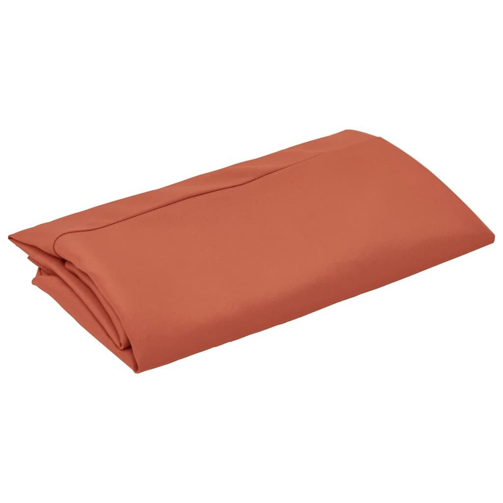 vidaXL Sonnenschirm Ersatzbezug für Ampelschirm Terracotta-Rot 350 cm