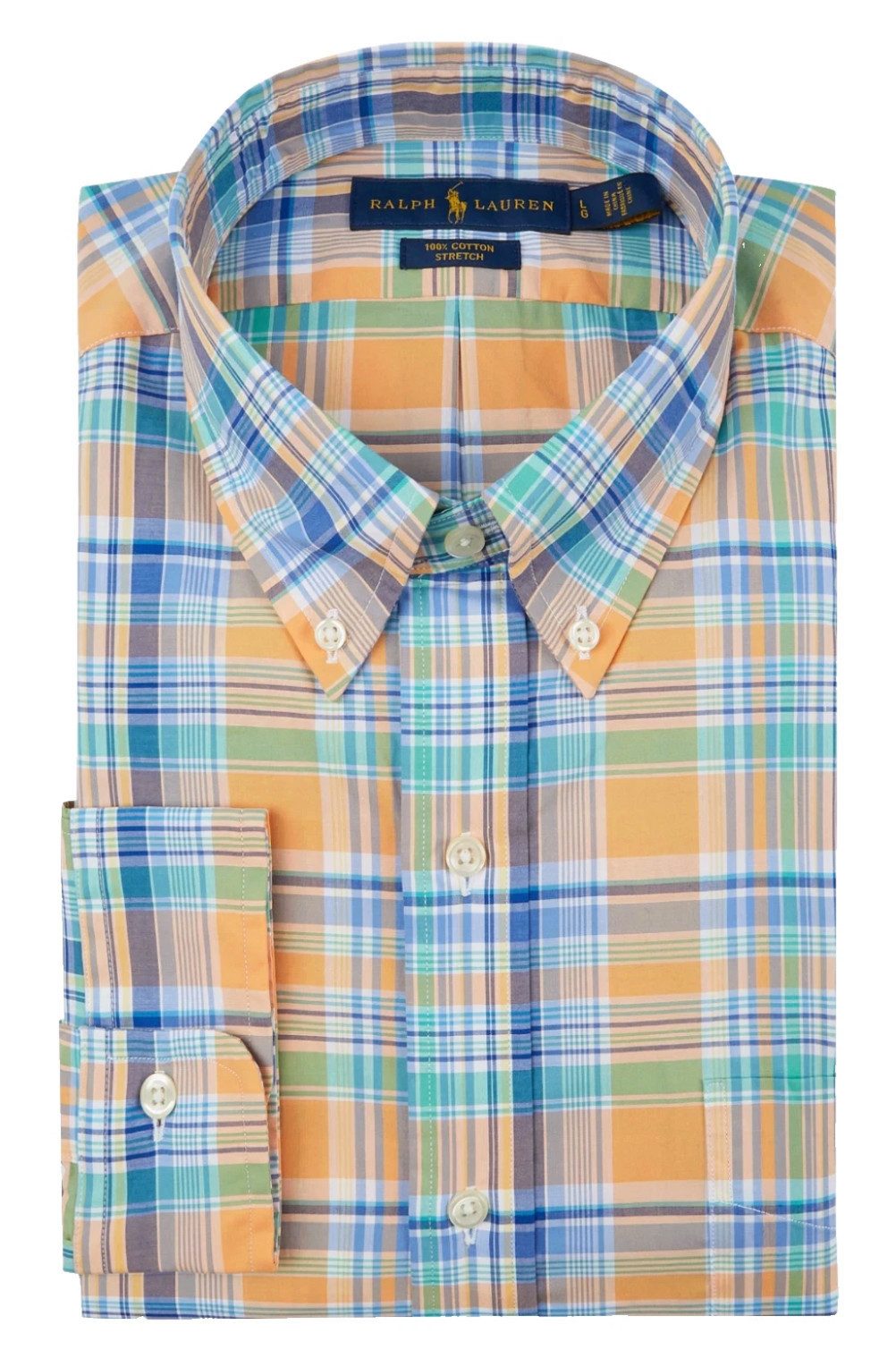 Polo Ralph Lauren Karohemd Herren Kariertes Hemd mit Stretch & Brusttasche Für Frühling und Sommer oder stilvolle Freizeitlooks.