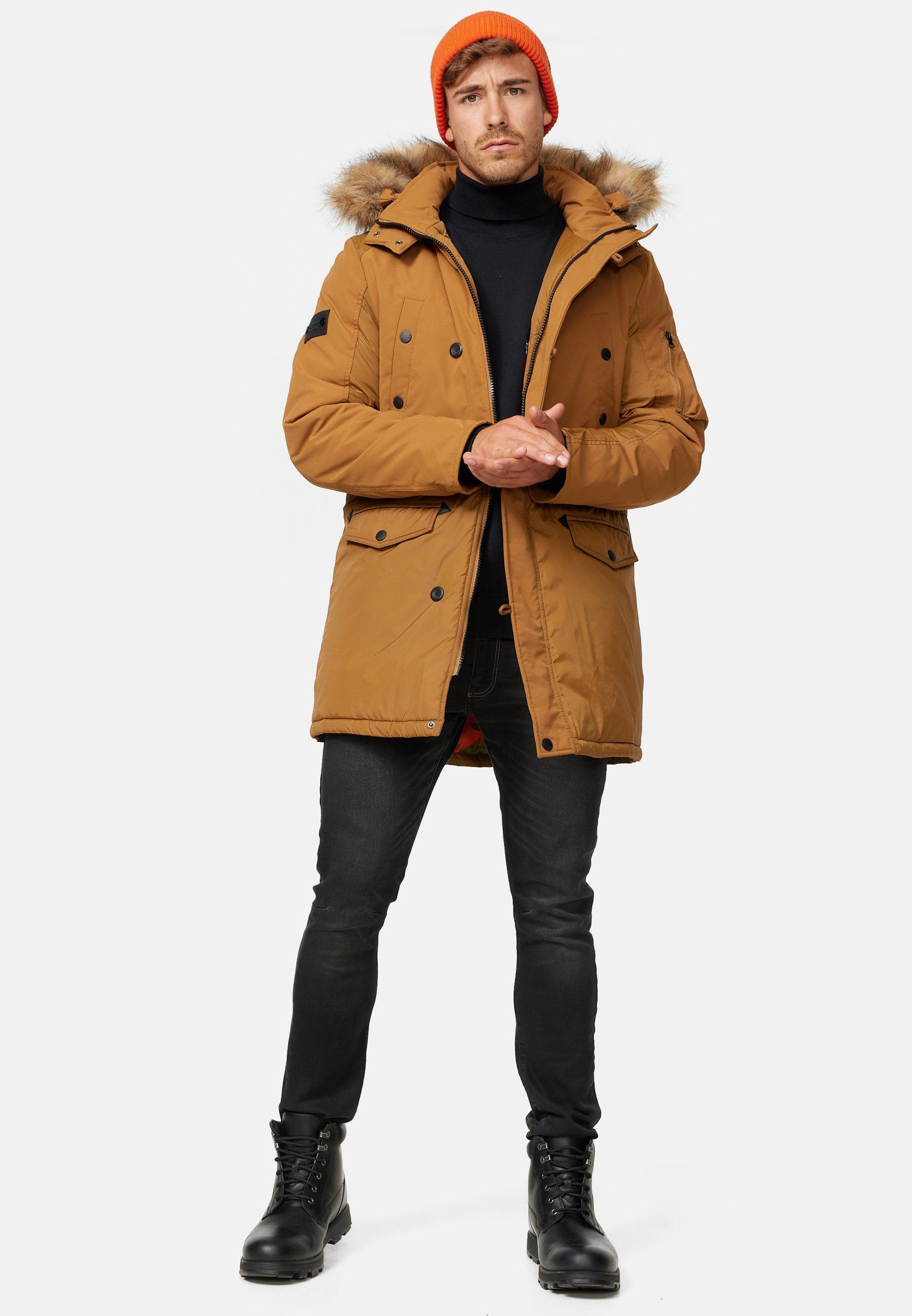 Indicode Parka Herren Jarl Herrenparka Herrenjacke