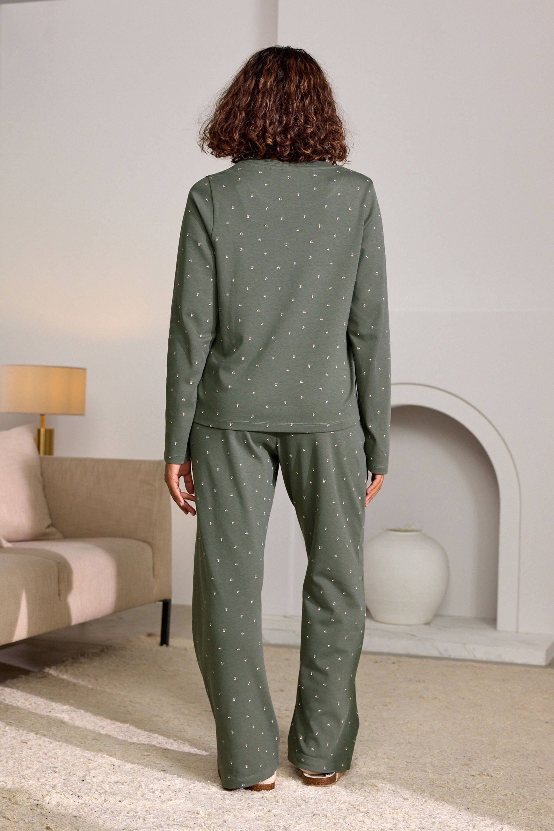 Next Pyjama Langarm-Schlafanzug aus 100 % schwerer günstig online kaufen