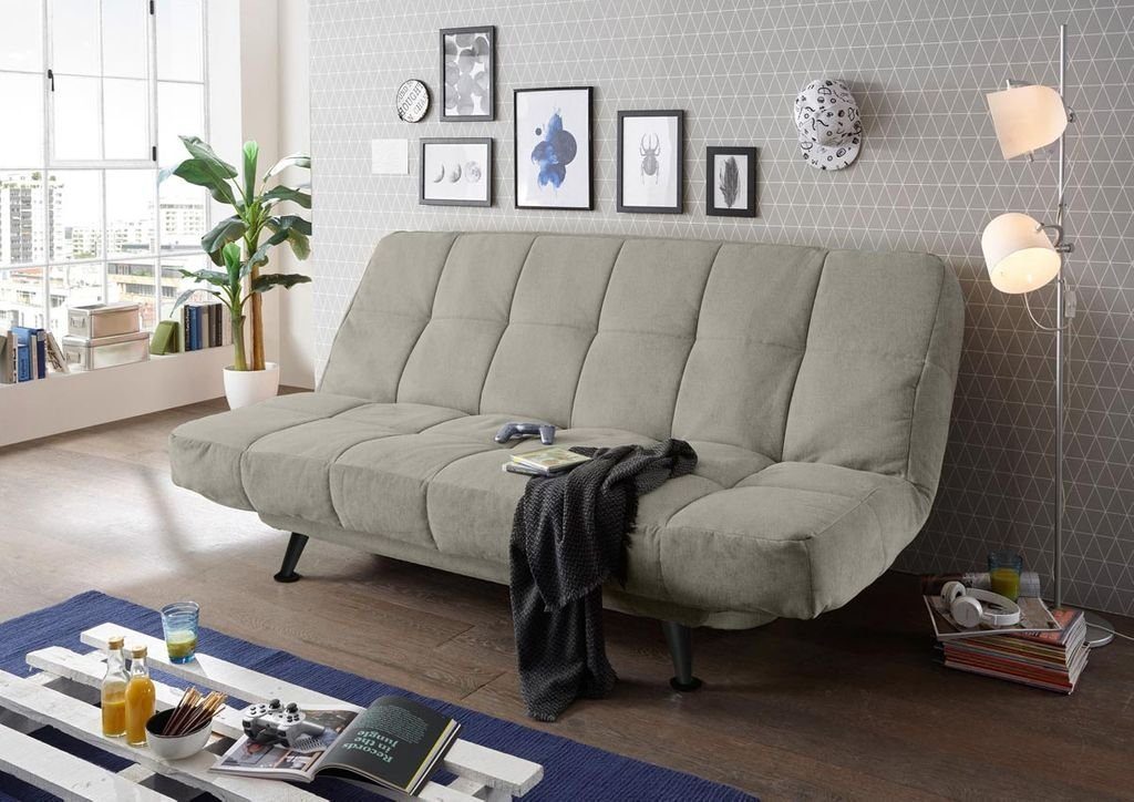 Polstergarnitur Schlafsofa Schlamm Sofa EXCITING x DESIGN 208 Ikar Schlafsofa, cm Couch 102 ED