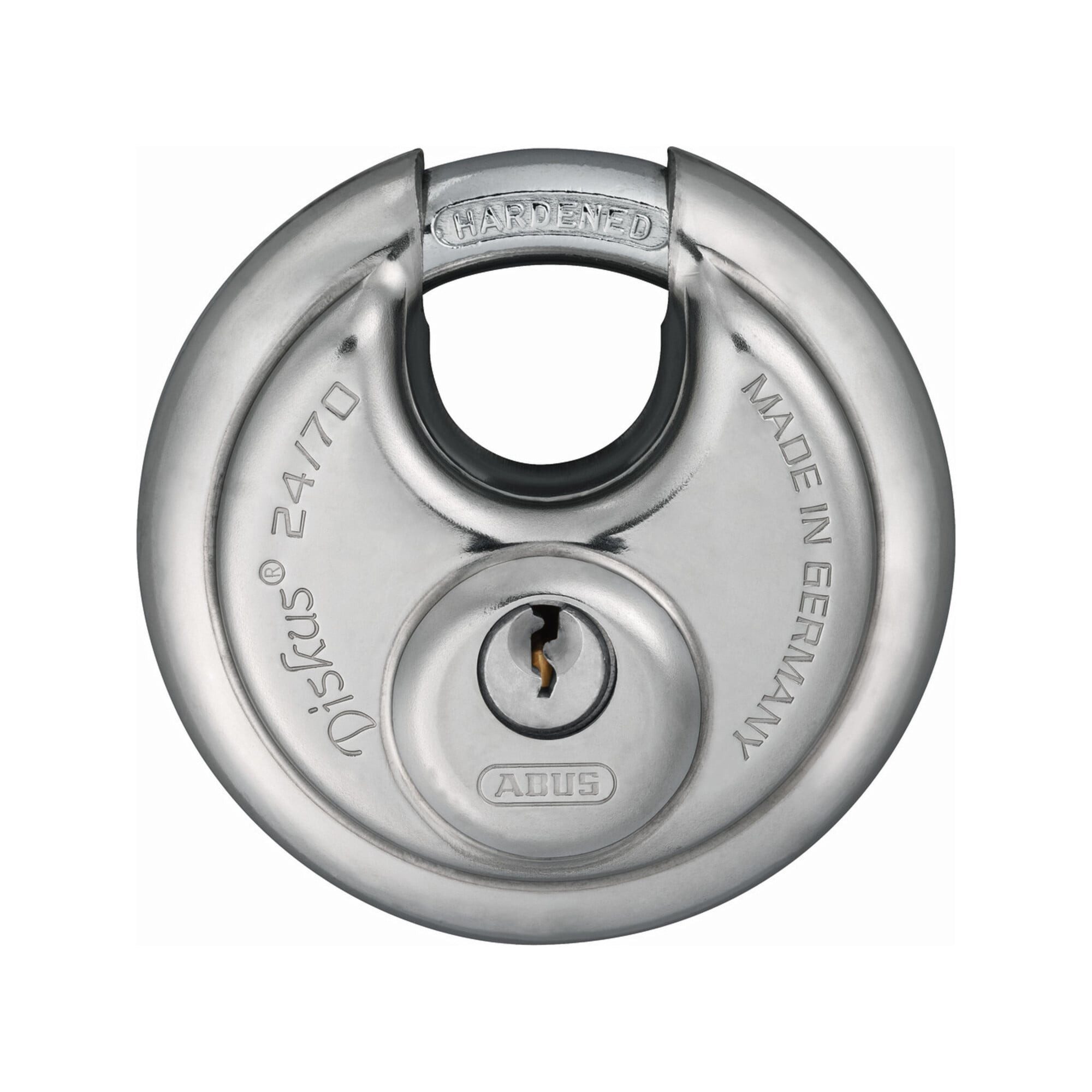 ABUS Einsteckschloss ABUS Vorhangschloss Diskus 24/70 Lock-Tag Edelstahl