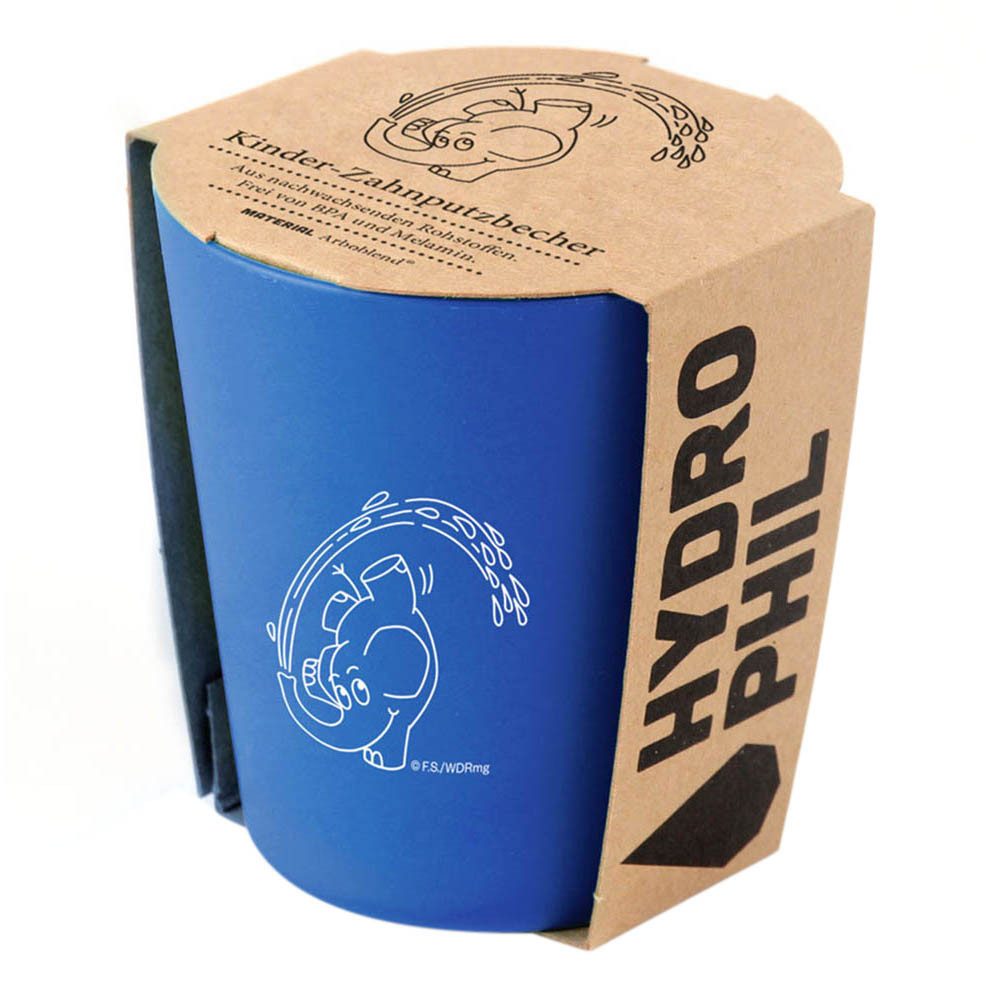Hydrophil Zahnputzbecher Zahnputz Becher - Kids blau, Elefant